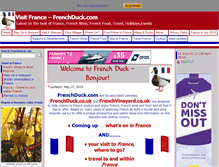 Tablet Screenshot of frenchduck.com